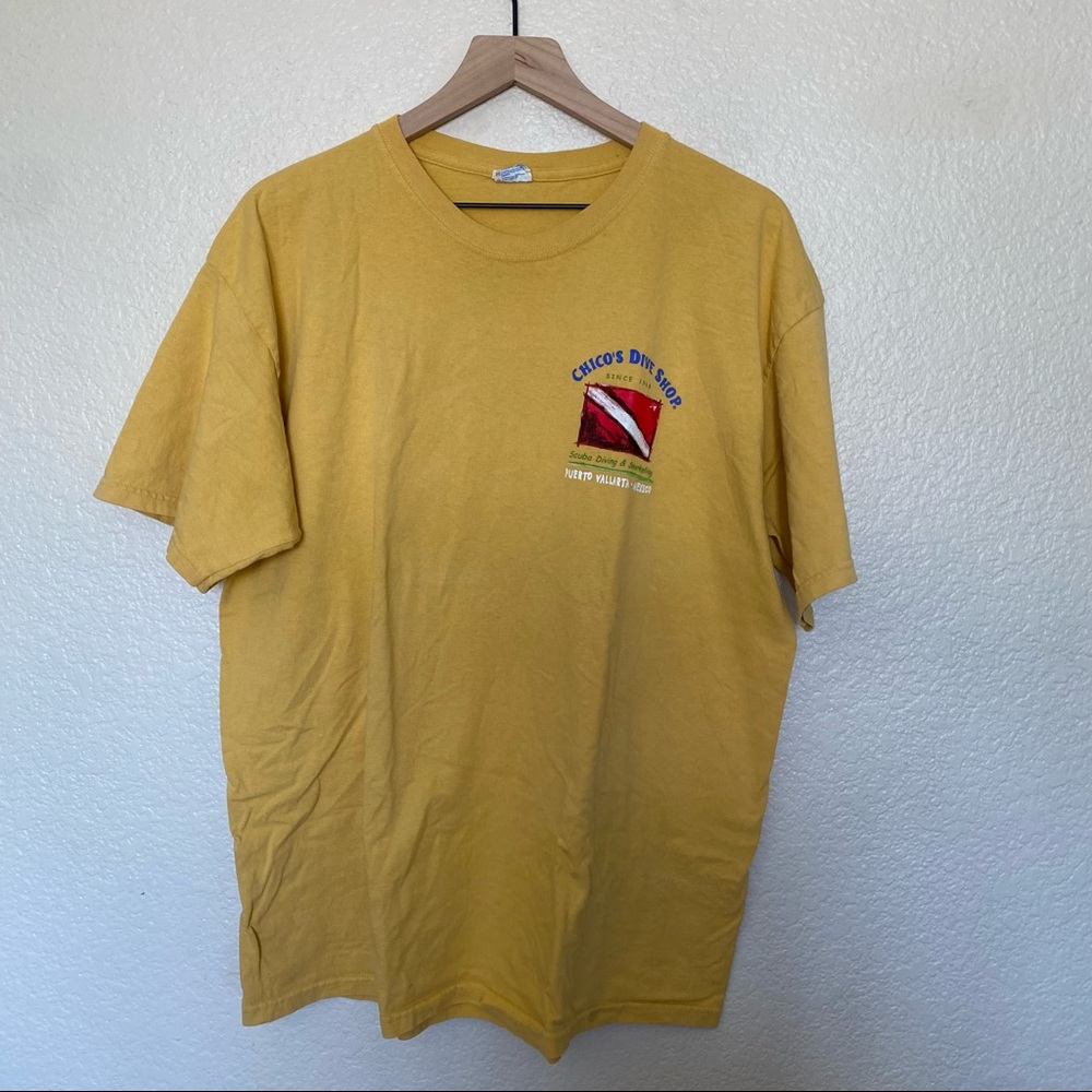 Chico’s Dive Shop Graphic Tee Oversized Unisex XL